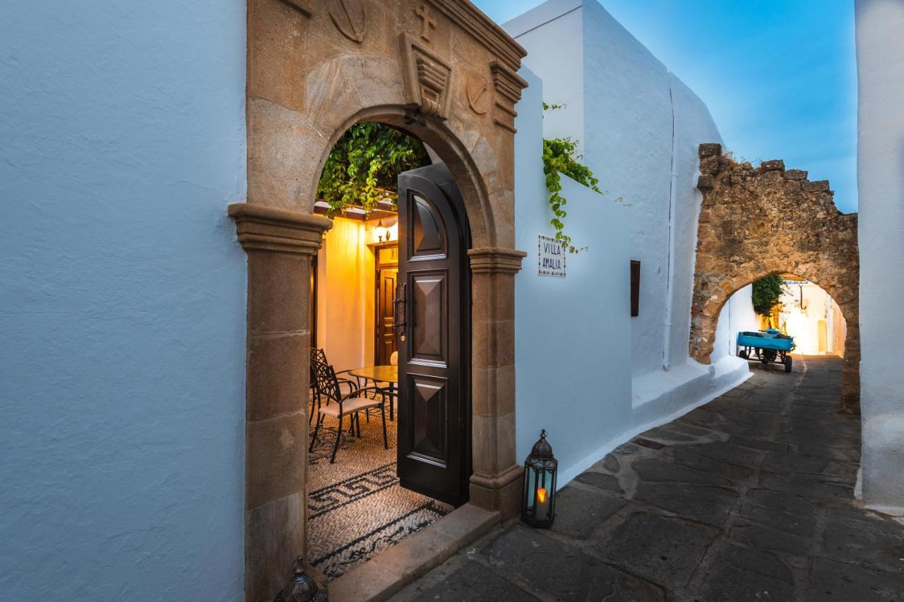 Villa Amalia Líndos Exterior foto